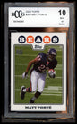 2008 Topps #356 Matt Forte Gold Foil BCCG 10