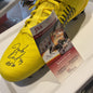 Autographed Jim Covert cleat JSA authenticated