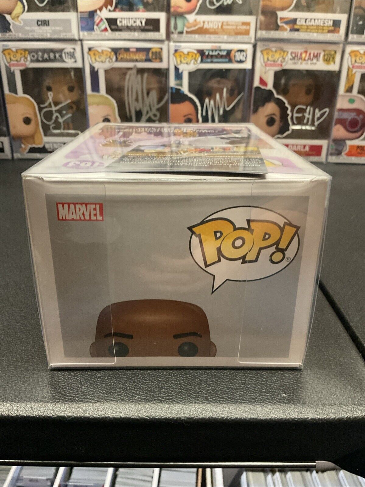 Funko Pop! Vinyl: Marvel - Luke Cage #163 Signed Mike Cotler COA