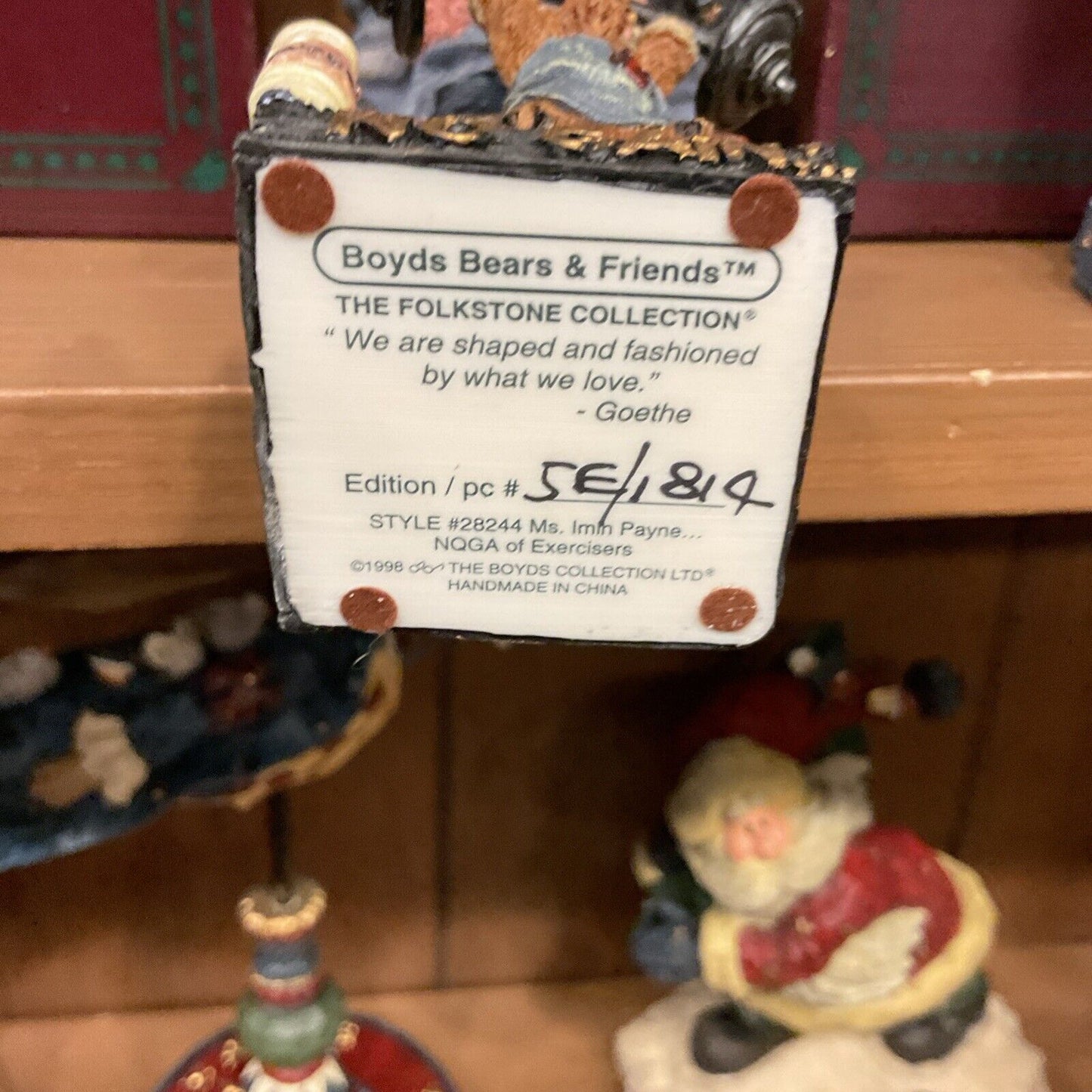 Boyds bears ￼No pain no gain