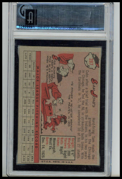 1958 Topps #287 Sam Jones Other 5