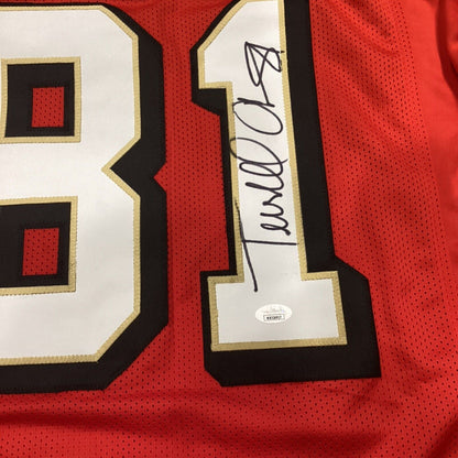 Terrell Owens Autographed San Francisco 49ers Custom Prostyle Jersey JSA