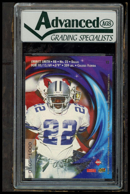 1997 Collector's Edge Excalibur #12 Emmitt Smith Quest Redemption Other 7 #/1000