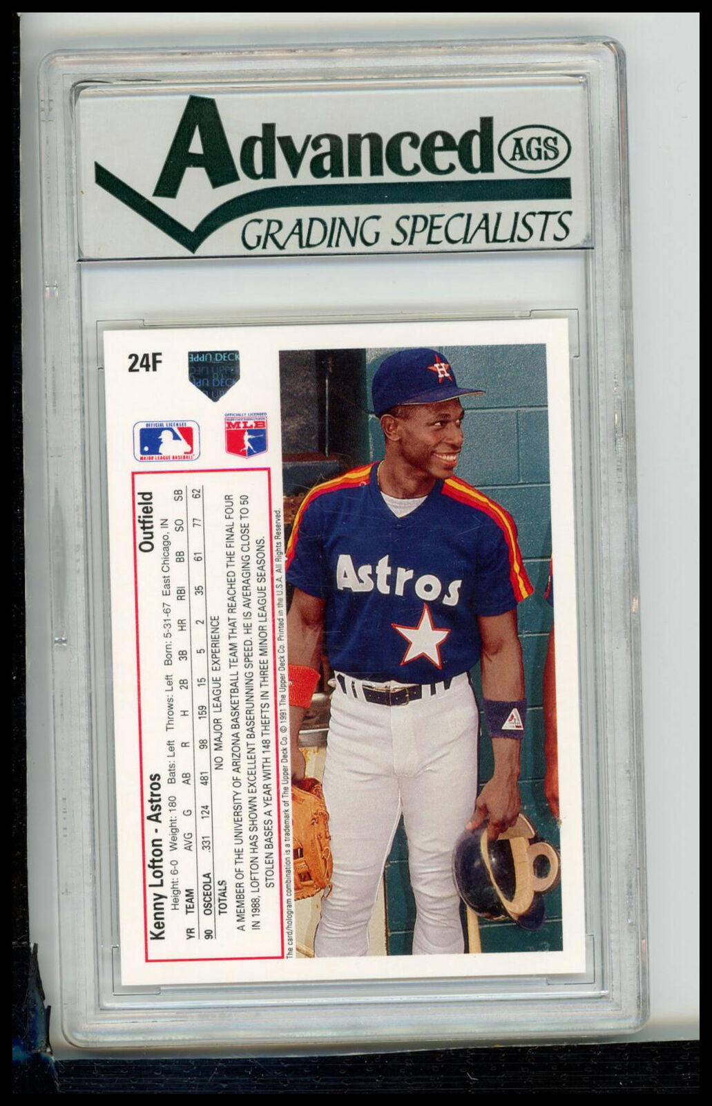 1991 Upper Deck Final Edition #24F Kenny Lofton Other 10