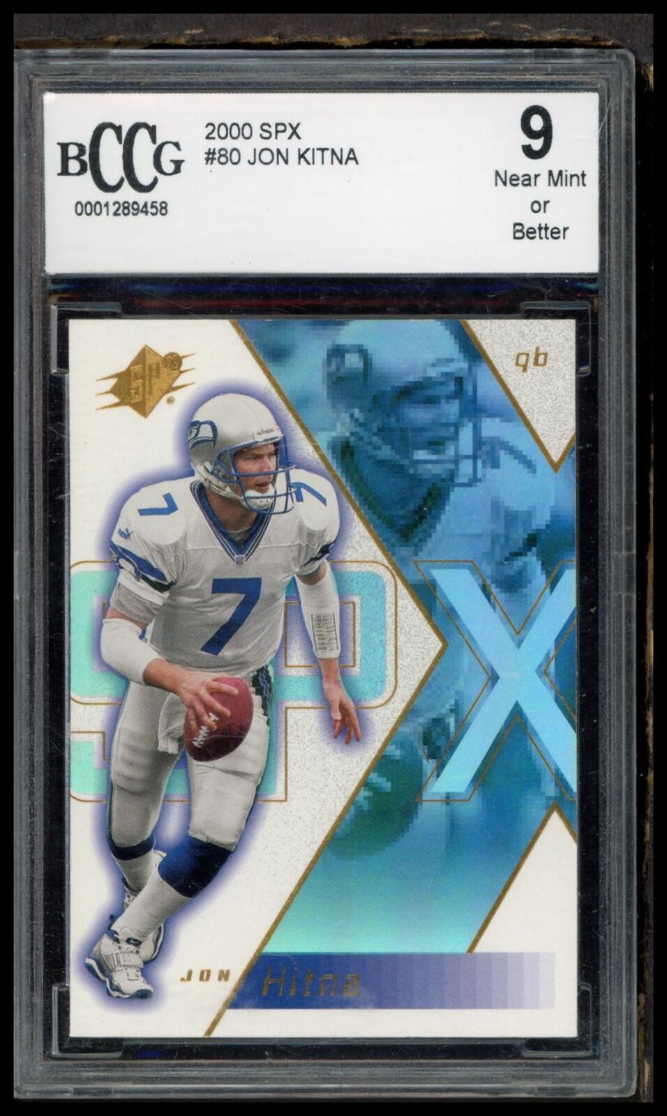 2000 SPx #80 Jon Kitna BCCG 9