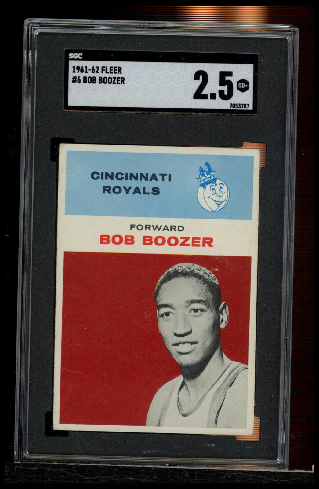 1961-62 Fleer #6 Bob Boozer SGC 2.5