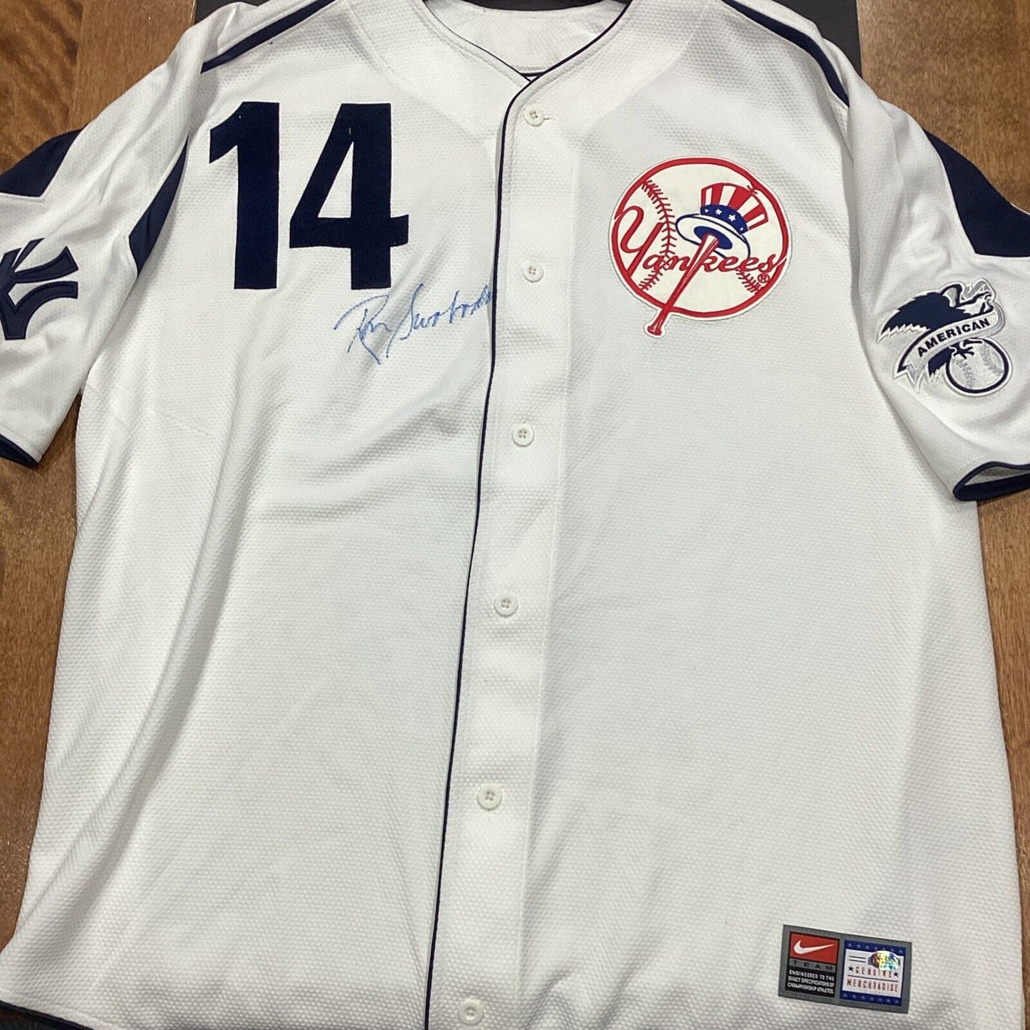 Ron Swoboda Signed Nike Team Yankees Jersey With SGC COA  XL