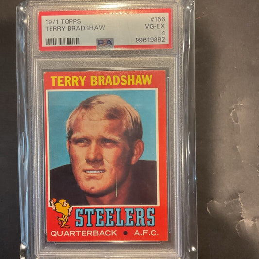 1971 Topps Terry Bradshaw #156 PSA 4