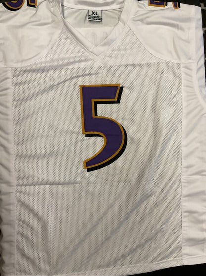 JOE FLACCO RAVENS SUPER BOWL MVP AUTOGRAPHED SIGNED JERSEY JSA COA AUTHENTIC