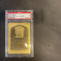 1981 Joe Tinker Hall Of Fame Metallic Plaque Card PSA 5 