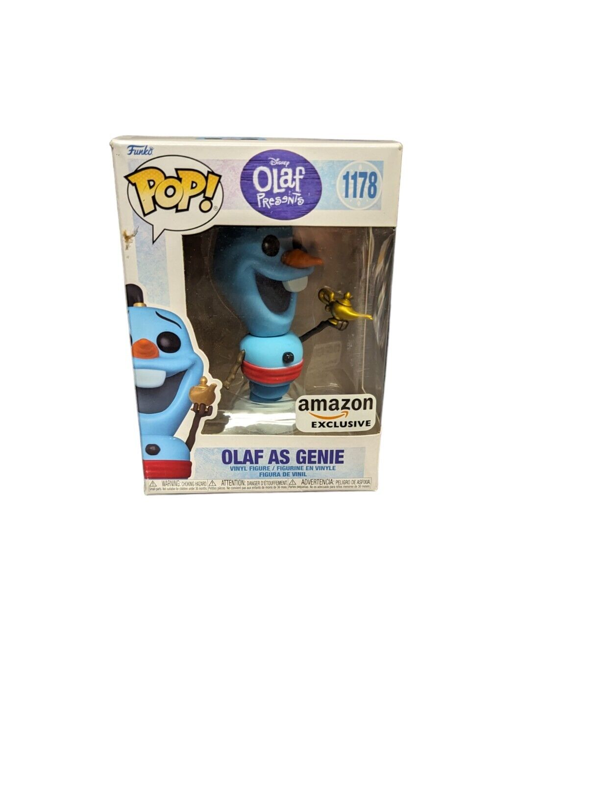 Funko Pop! Vinyl: Disney - Olaf - Amazon (Exclusive) #1178 w? Protective Case