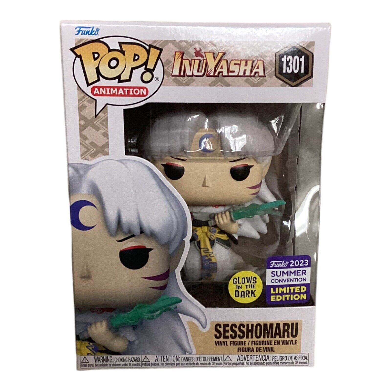 Sesshomaru #1301 Funko Pop w/ Protective Case