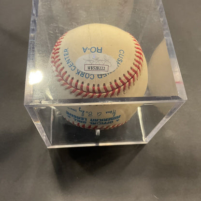 CLEVELAND GUARDIANS DANIEL SCHNEEMANN AUTOGRAPHED BALL BASEBALL JSA COA