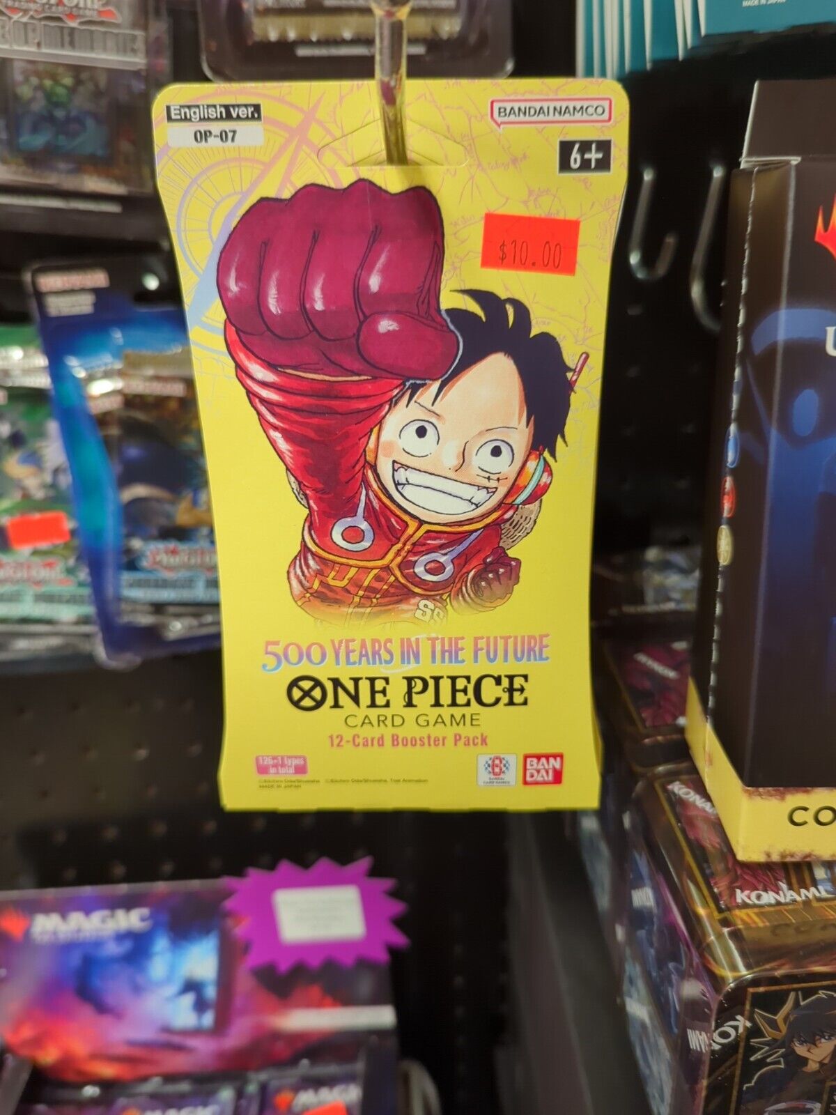 One Piece 500 YEARS IN FUTURE English Sleeved Booster OP-07 Sealed 12-Card Pack