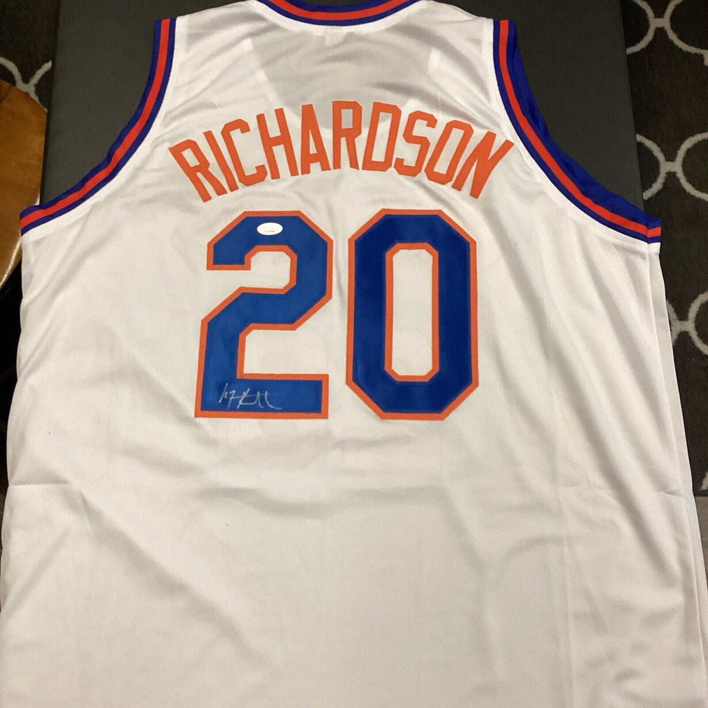 Quentin Richardson Signed Custom #20 “Sugar” Jersey With JSA COA 
