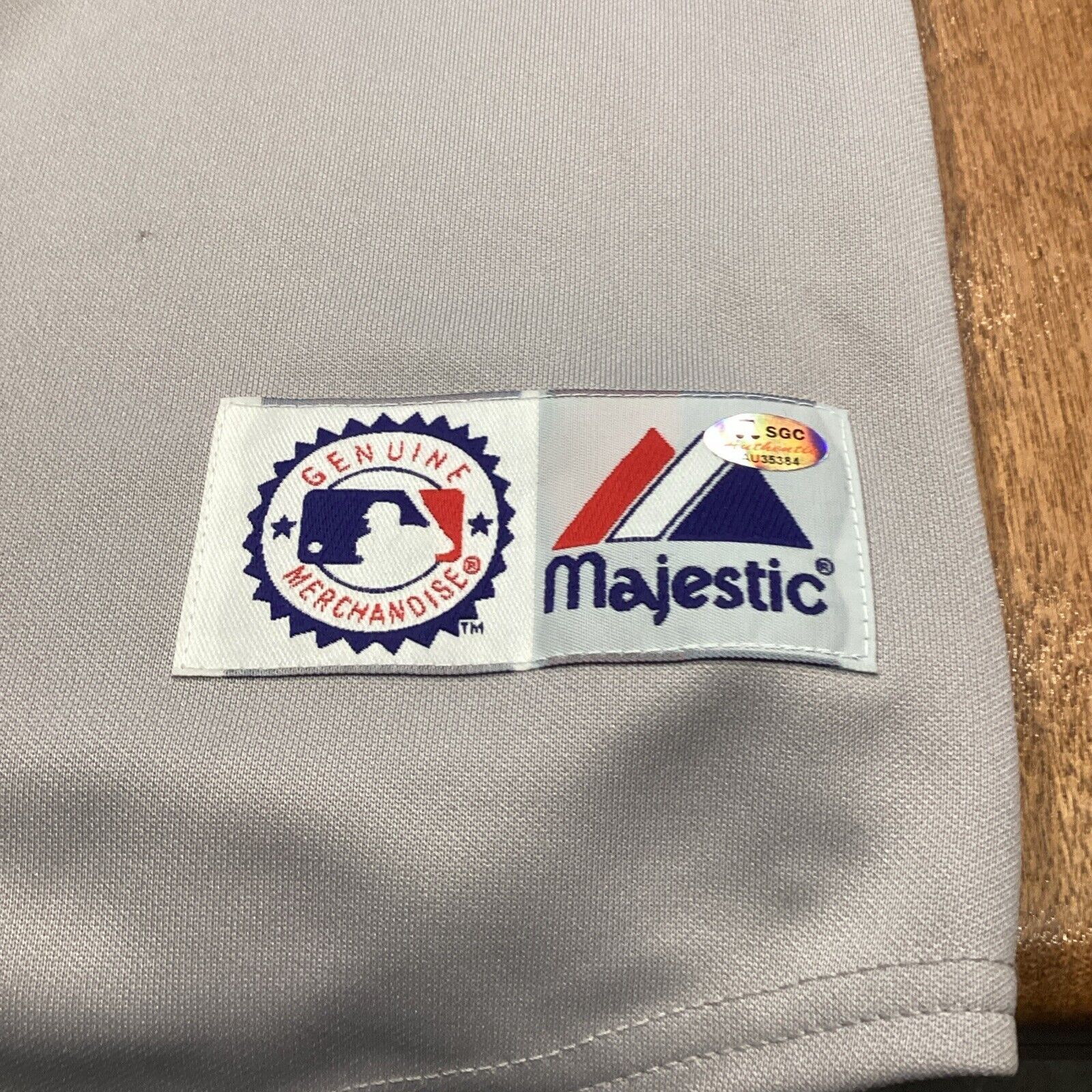 Goose Gassage Signed Majestic Jersey Inscribed “HOF 2008” With SGC COA 2XL