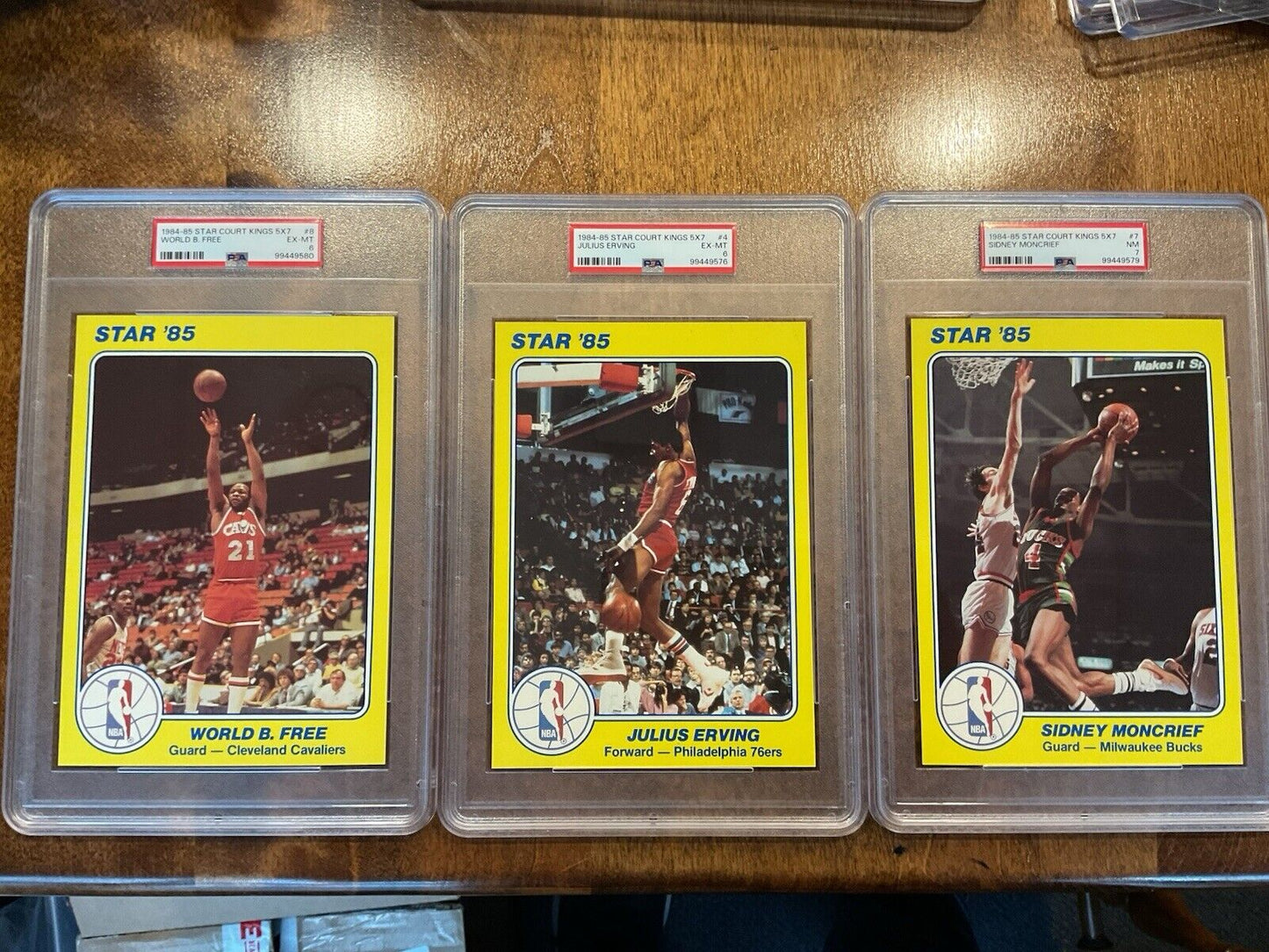 Complete Graded Series 1 NBA Court Kings Star 85/1 To 25 Graded  PSA Grades Vary