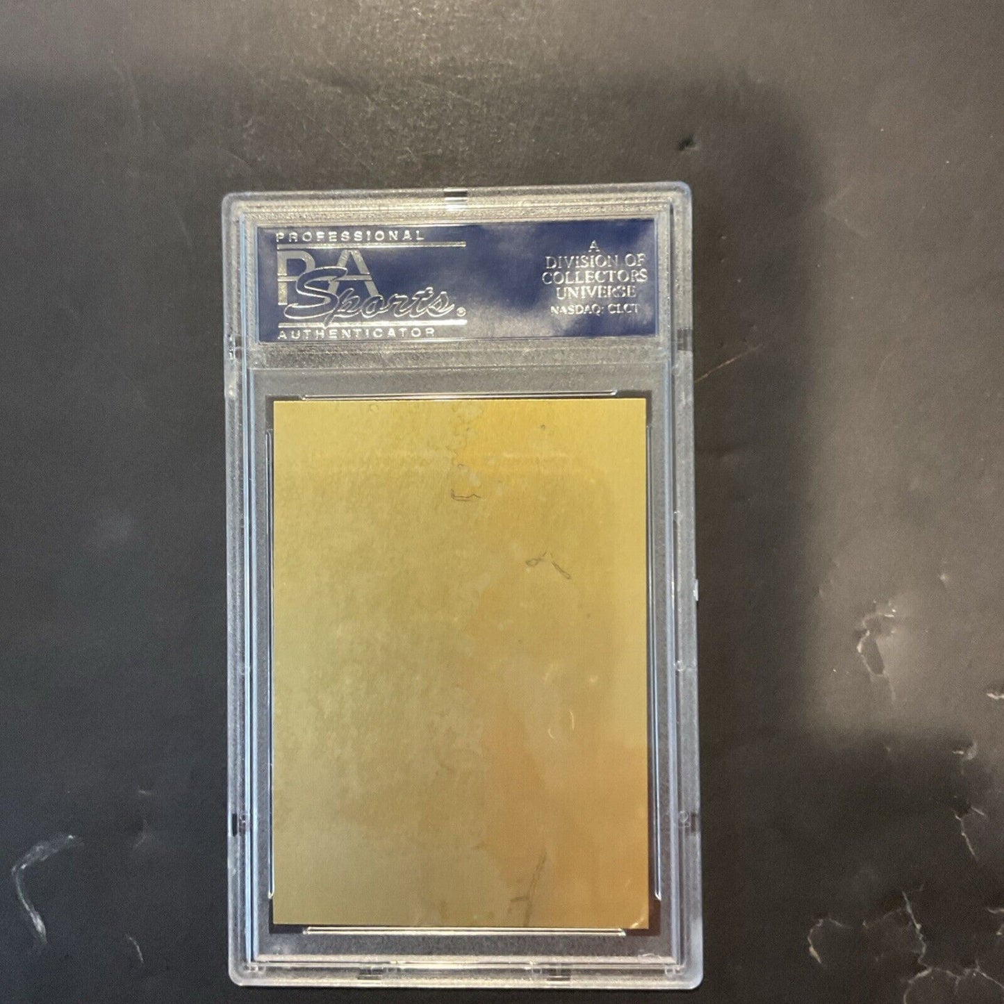 1981 Hall of Fame Hank Greenberg metallic placard PSA 8