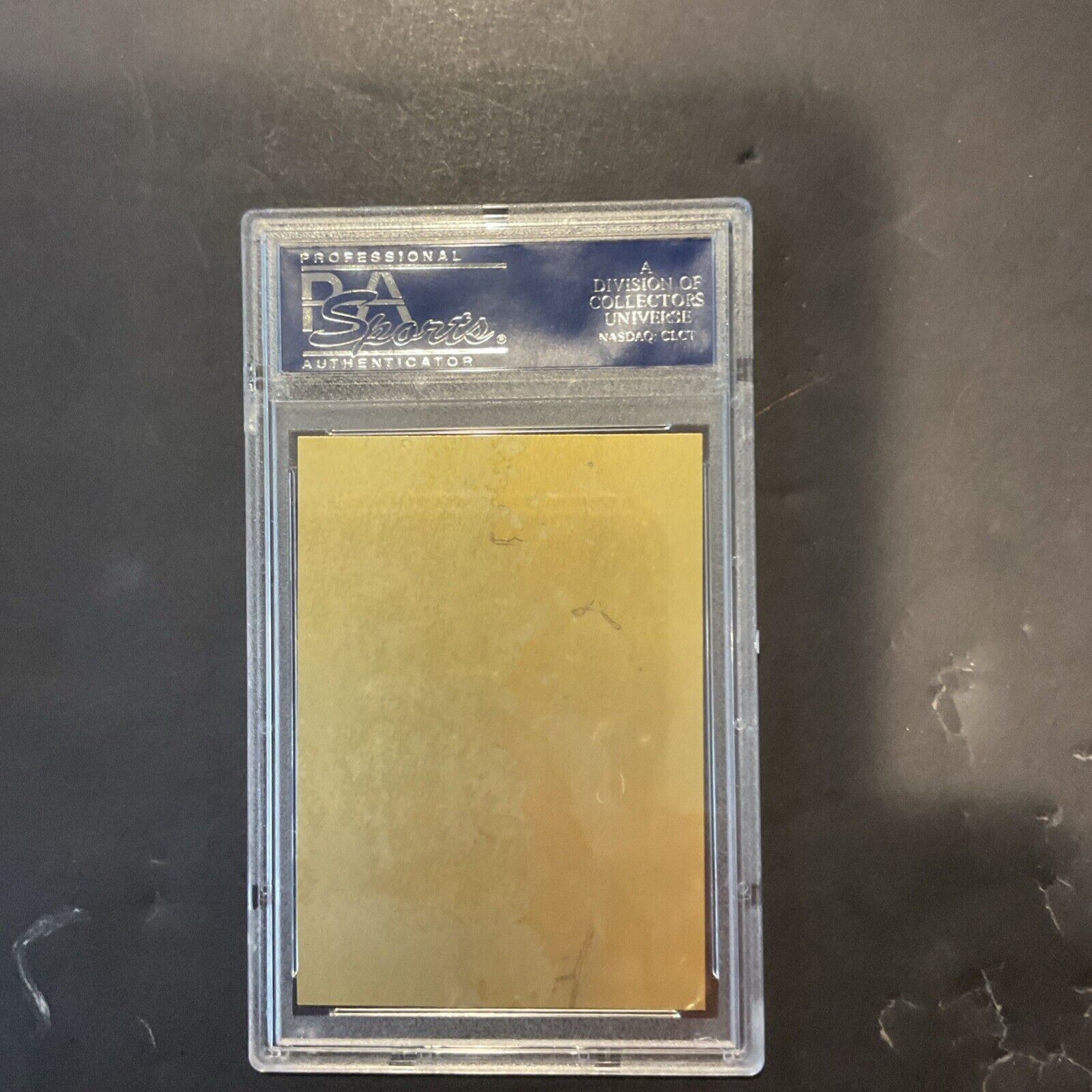 1981 Hall of Fame Hank Greenberg metallic placard PSA 8