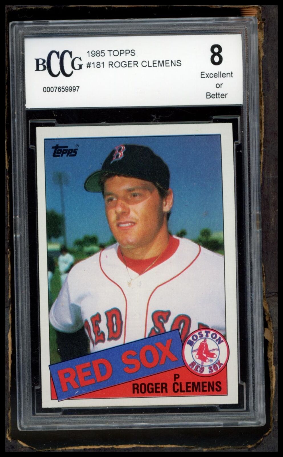 1985 Topps #181 Roger Clemens BCCG 8