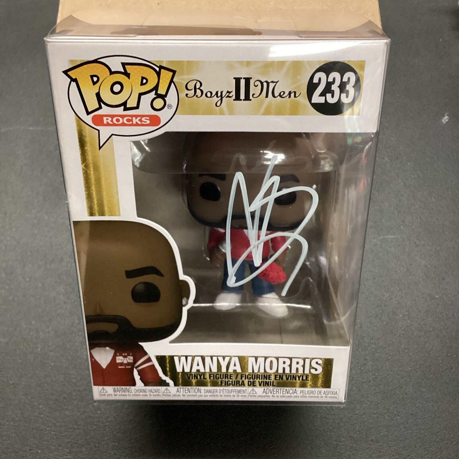 Funko Pop! Boys II Men Wanya Morris #233 SIGNED w/COA