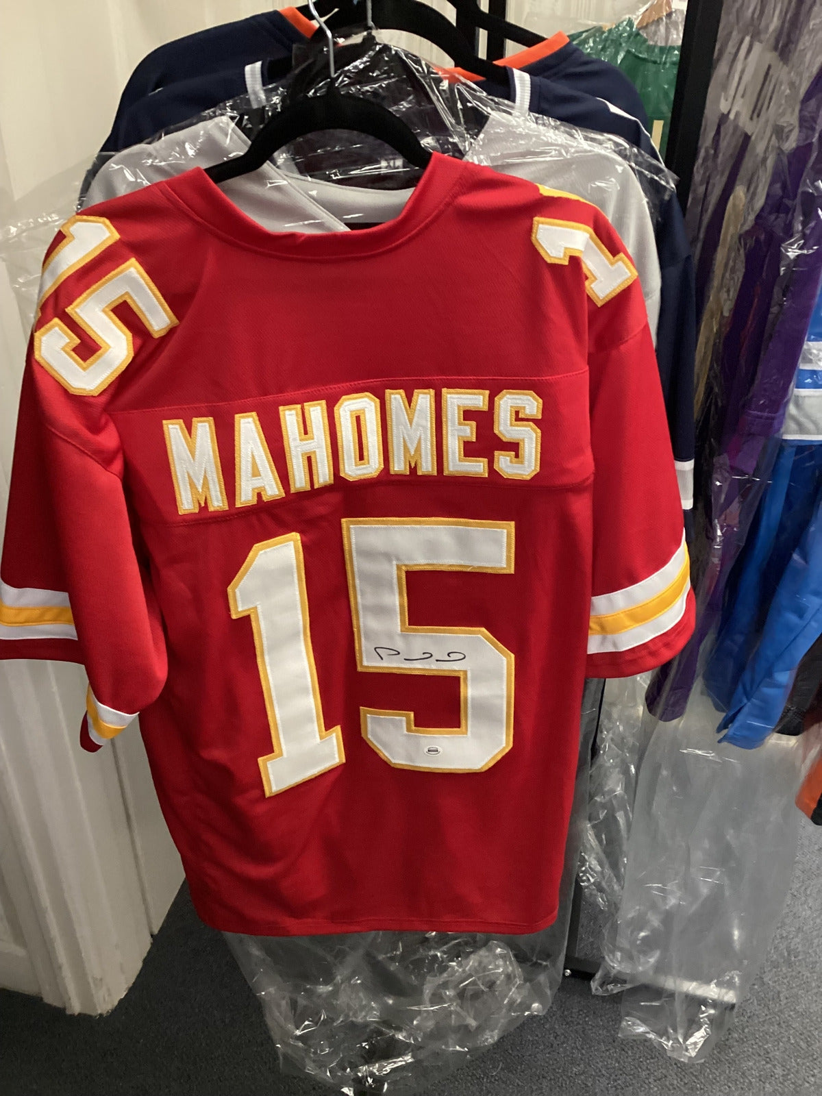 Patrick Mahomes #15 Kansas City Chiefs Signed Red Jersey