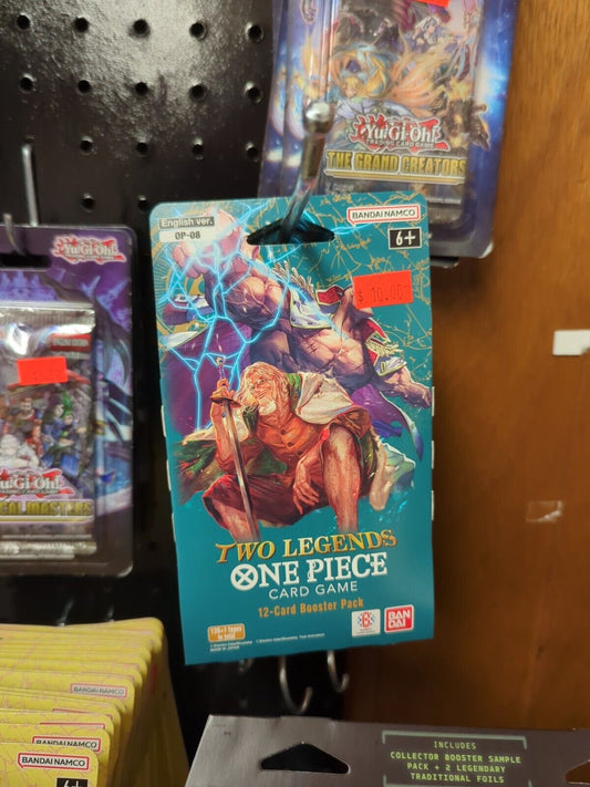 One Piece TCG Two Legends Sleeved Booster Pack Sealed OP-08 English