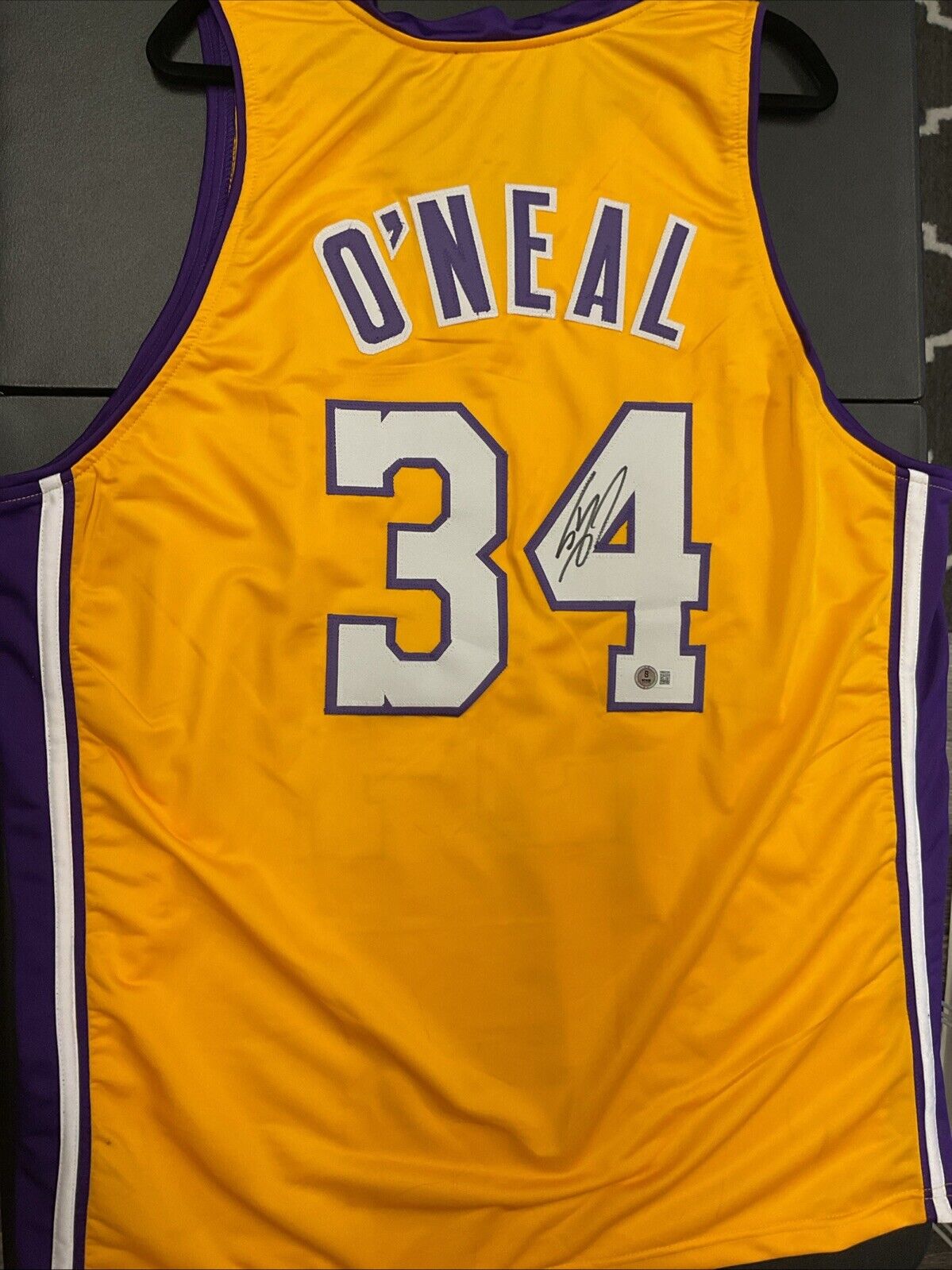 Shaquille O'Neal Signed Custom Los Angeles Jersey - Beckett Authenticated