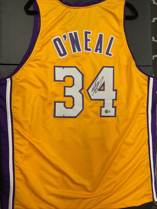 Shaquille O'Neal Signed Custom Los Angeles Jersey - Beckett Authenticated