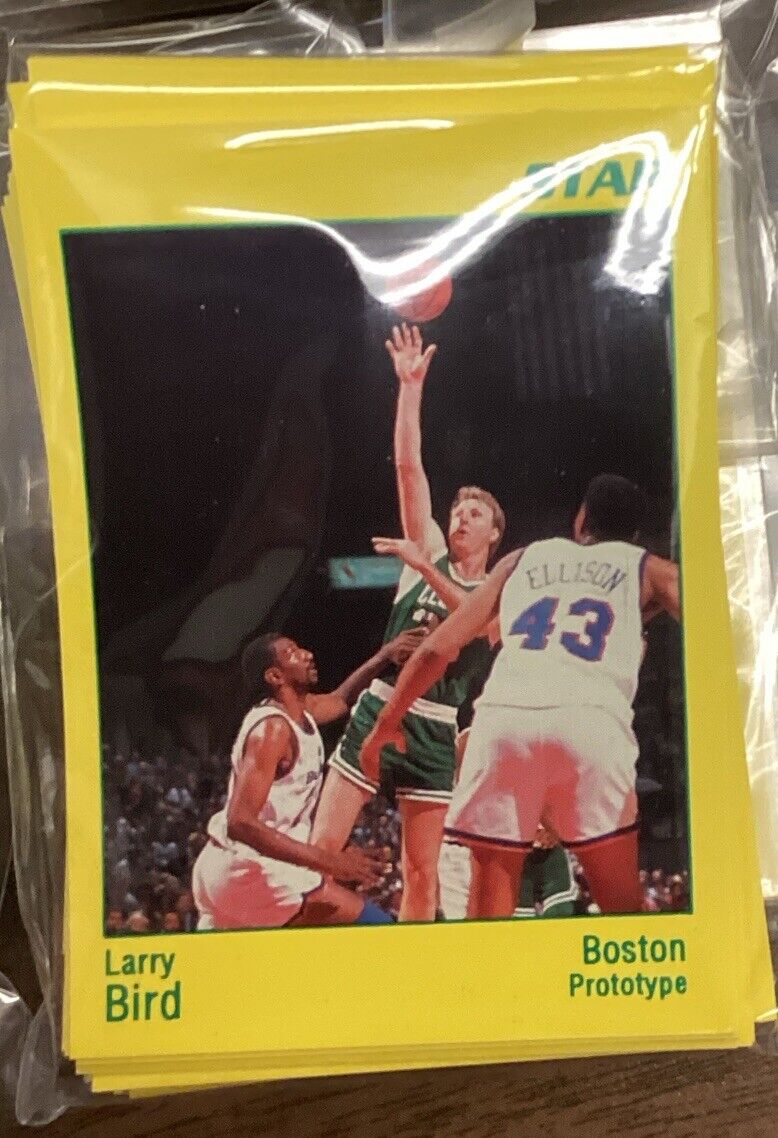 Larry Bird 1992 Star Ad Boston Prototype Yellow