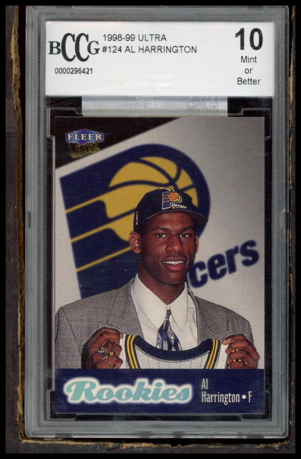 1998-99 Ultra #124 Al Harrington BCCG 10