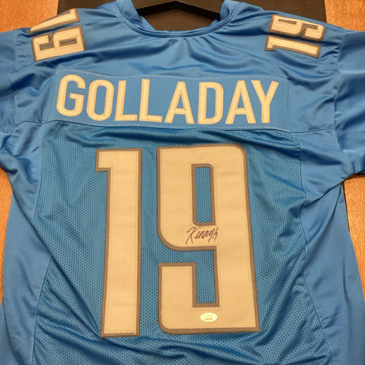 Kenny Golladay signed Custom Stitched Pro Style Football Jersey #19 - JSA