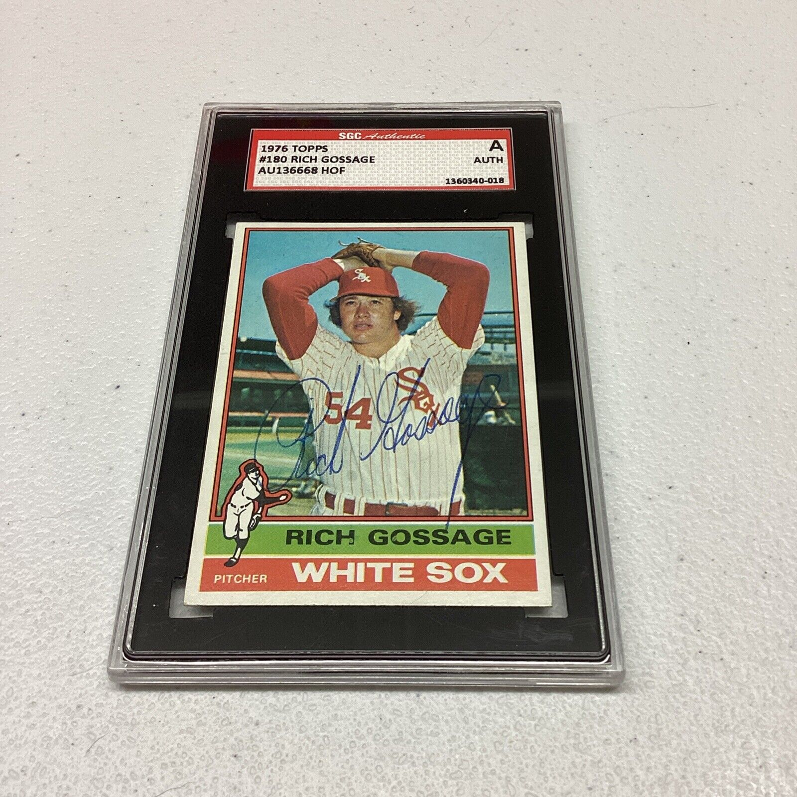 1976 Topps #180 Rich Gossage SGC Authentic
