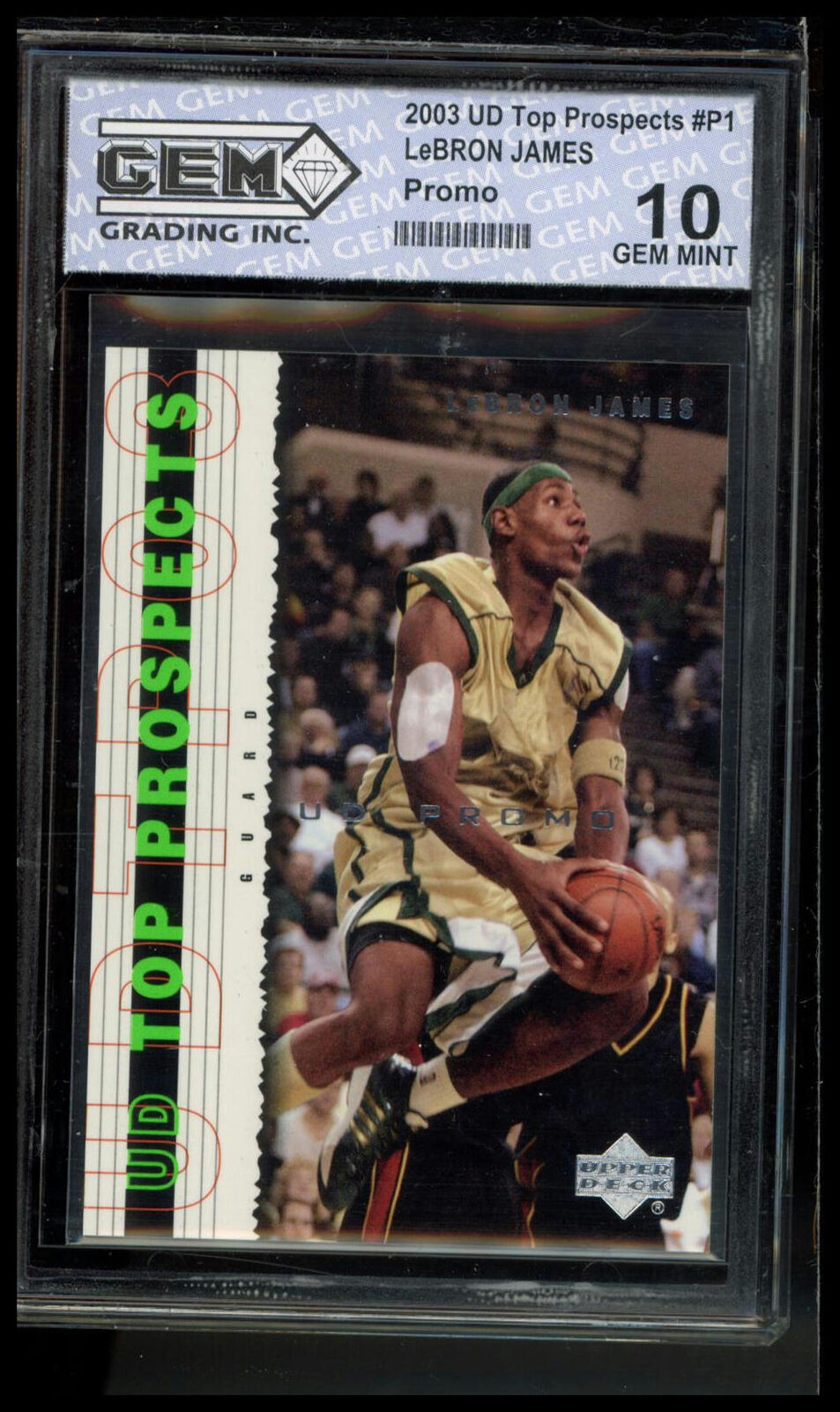 2003 UD Top Prospects #P1 Lebron James Lebron James Promos Other 10