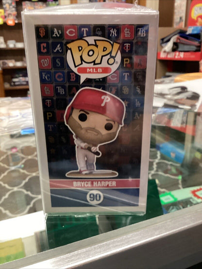 Bryce Harper Funko POP! MLB  #90 Signed With COA