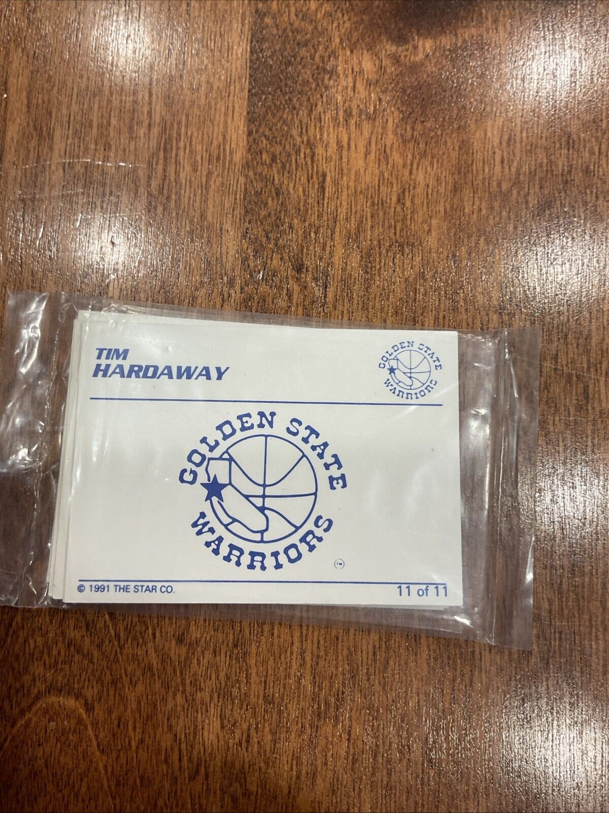 TIM HARDAWAY 1991 STAR COMPANY BAGGED FACTORY SEALED 11 CARD SET - BRAND NEW