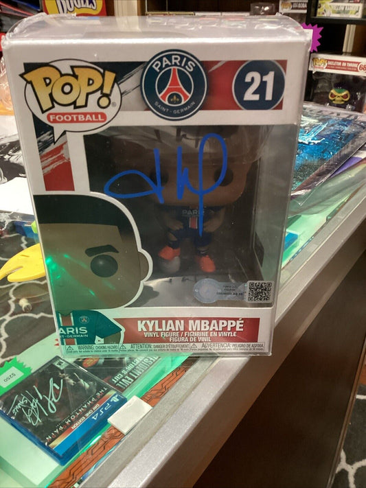 Funko Pop! Vinyl: Kylian Mbappe #21 Signed With COA