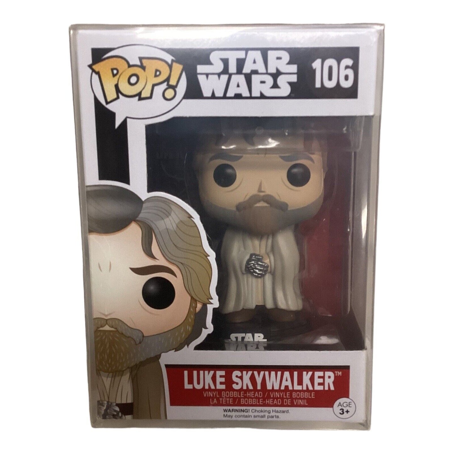 Luke Skywalker #106 Funko Pop w/ Protective Case