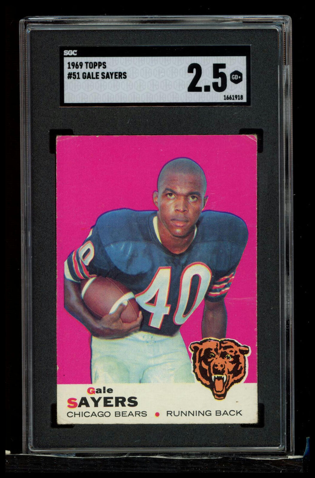 1969 Topps #51 Gale Sayers SGC 2.5