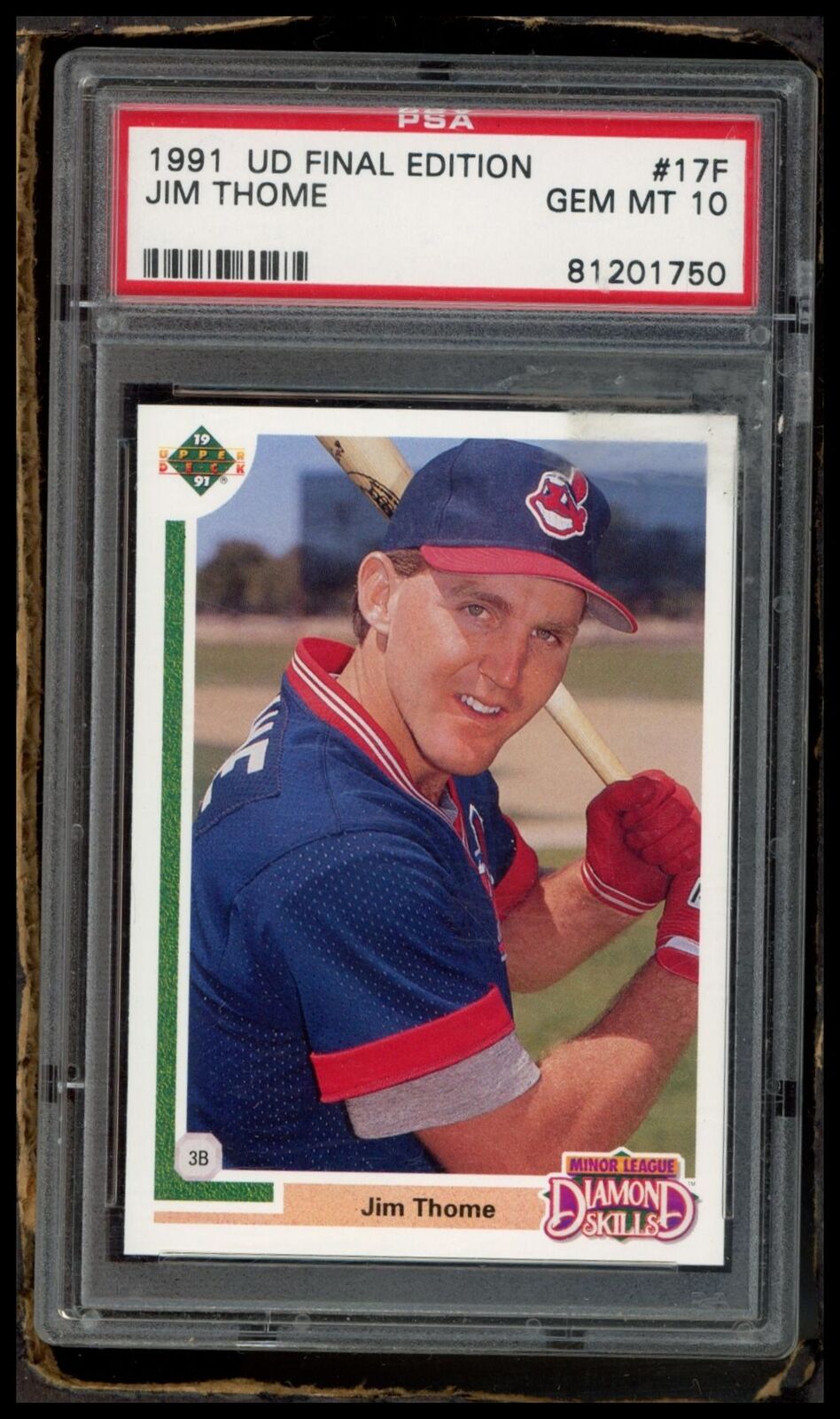 1991 Upper Deck Final Edition #17F Jim Thome PSA 10