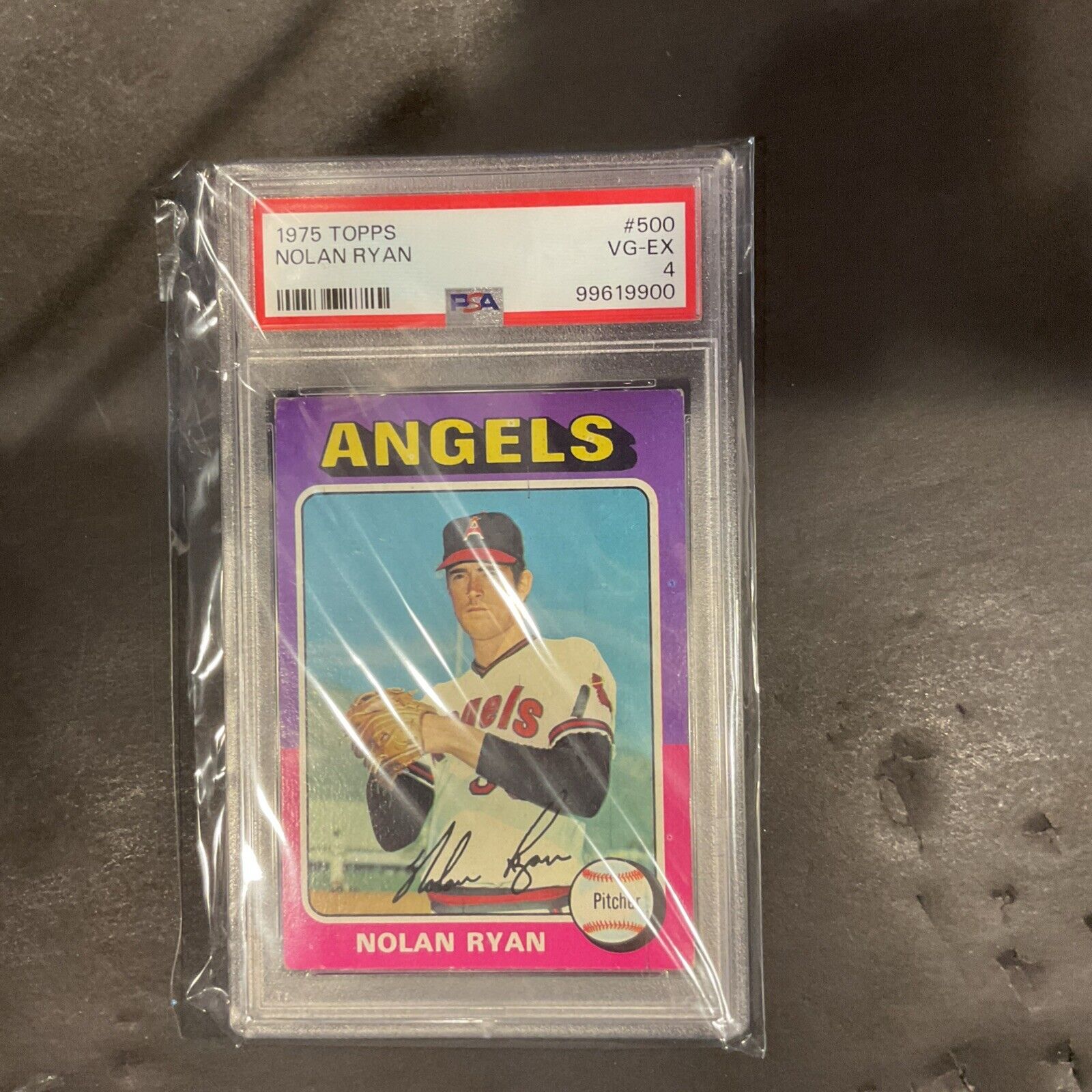 1975 Topps - #500 Nolan Ryan HOF PSA 4