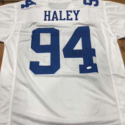 Charles Haley Authentic Signed White Pro Style Jersey Autographed With JSA COA