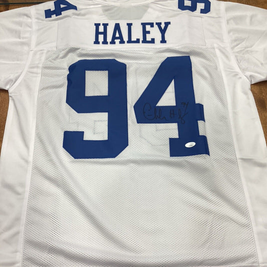 Charles Haley Authentic Signed White Pro Style Jersey Autographed With JSA COA