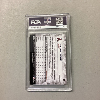 2022 Tops International #GP1 Shohei Ohtani PSA Grade 8