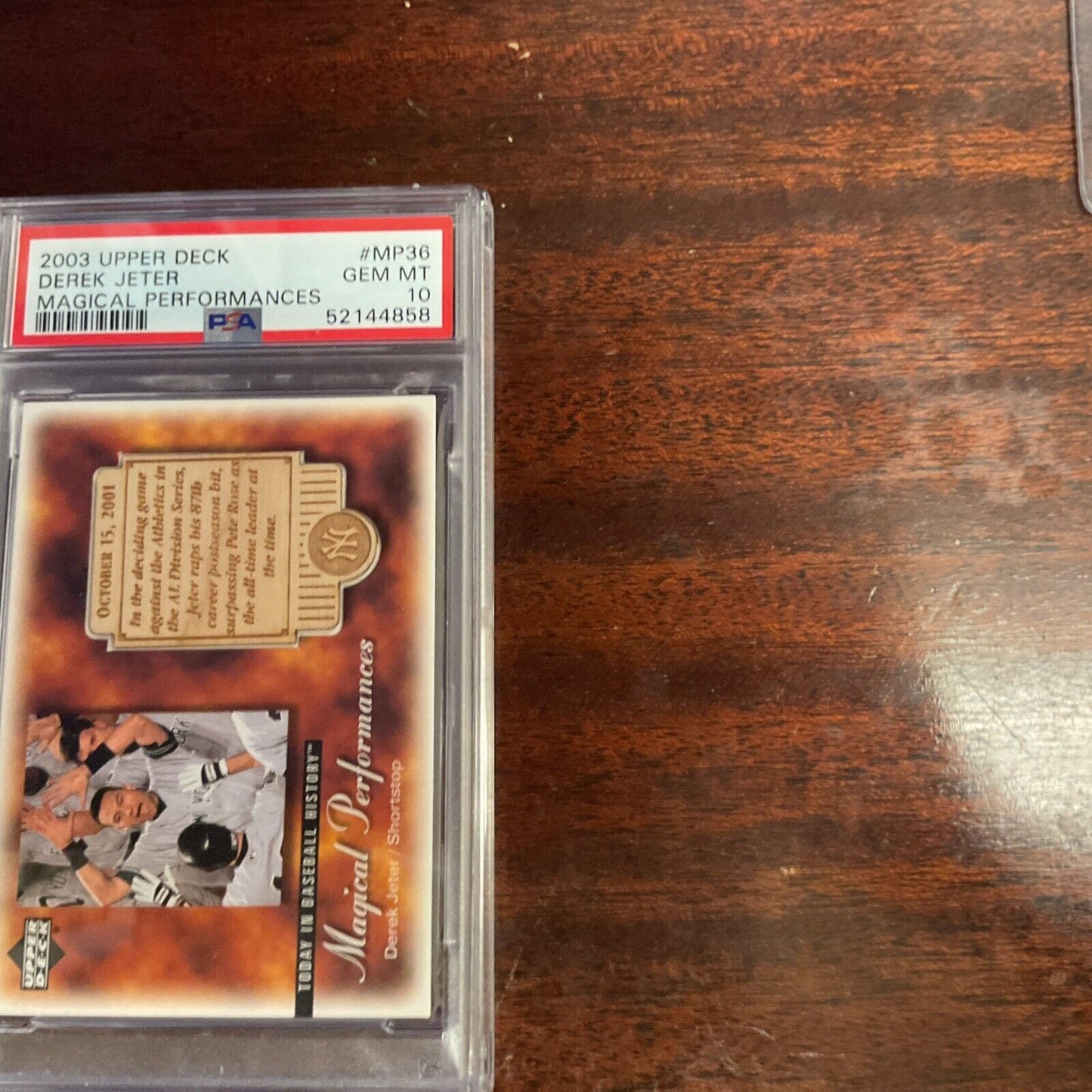2003 Upper Deck #Mp36 Derek Jeter Psa 10