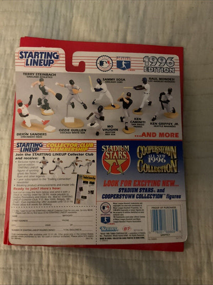 1996 Starting Lineup Autographed Ken Griffey, Jr. - Seattle Mariners COA