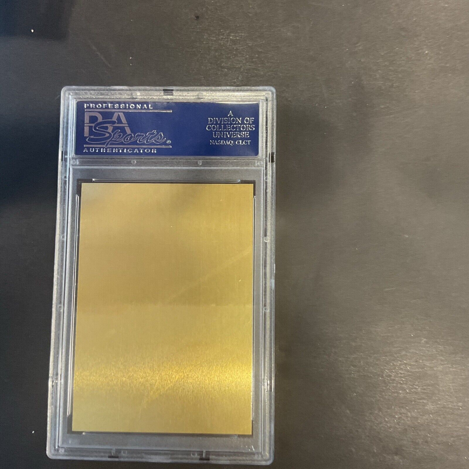 1981 Joe Tinker Hall Of Fame Metallic Plaque Card PSA 5 