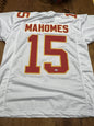 Patrick Mahomes Signed Kansas City Chiefs White Jersey