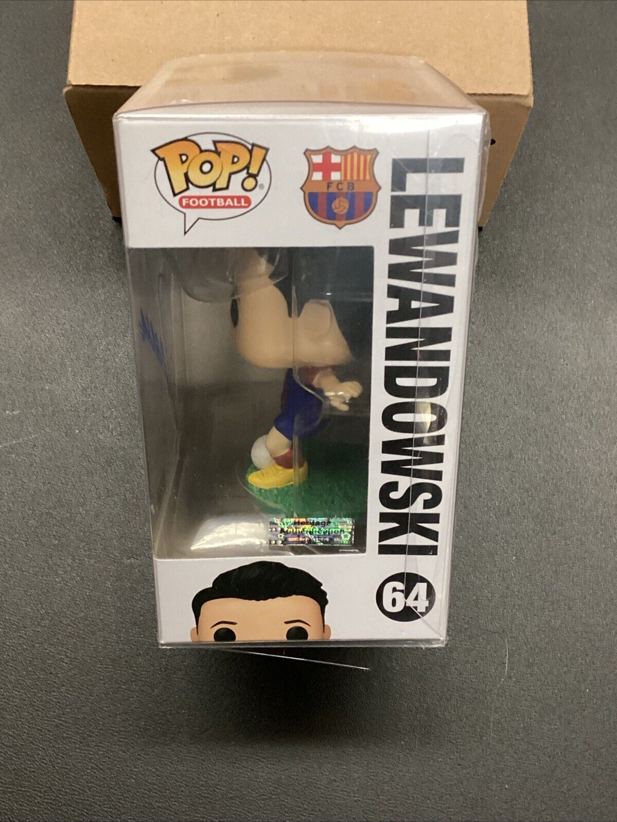 Funko POP! Football: Barcelona - Lewandowski #64 Autographed With COA