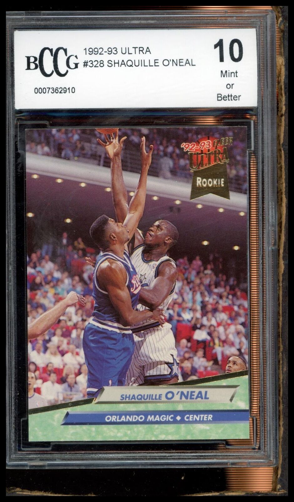 1992-93 Ultra #328 Shaquille O'Neal BCCG 10